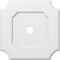 Ekena Millwork Locke Architectural Grade PVC Ceiling Medallion, 24"OD x 3"ID x 14 1/4"C x 1"P, One-Piece CMP24LE-03000 - alternate 1